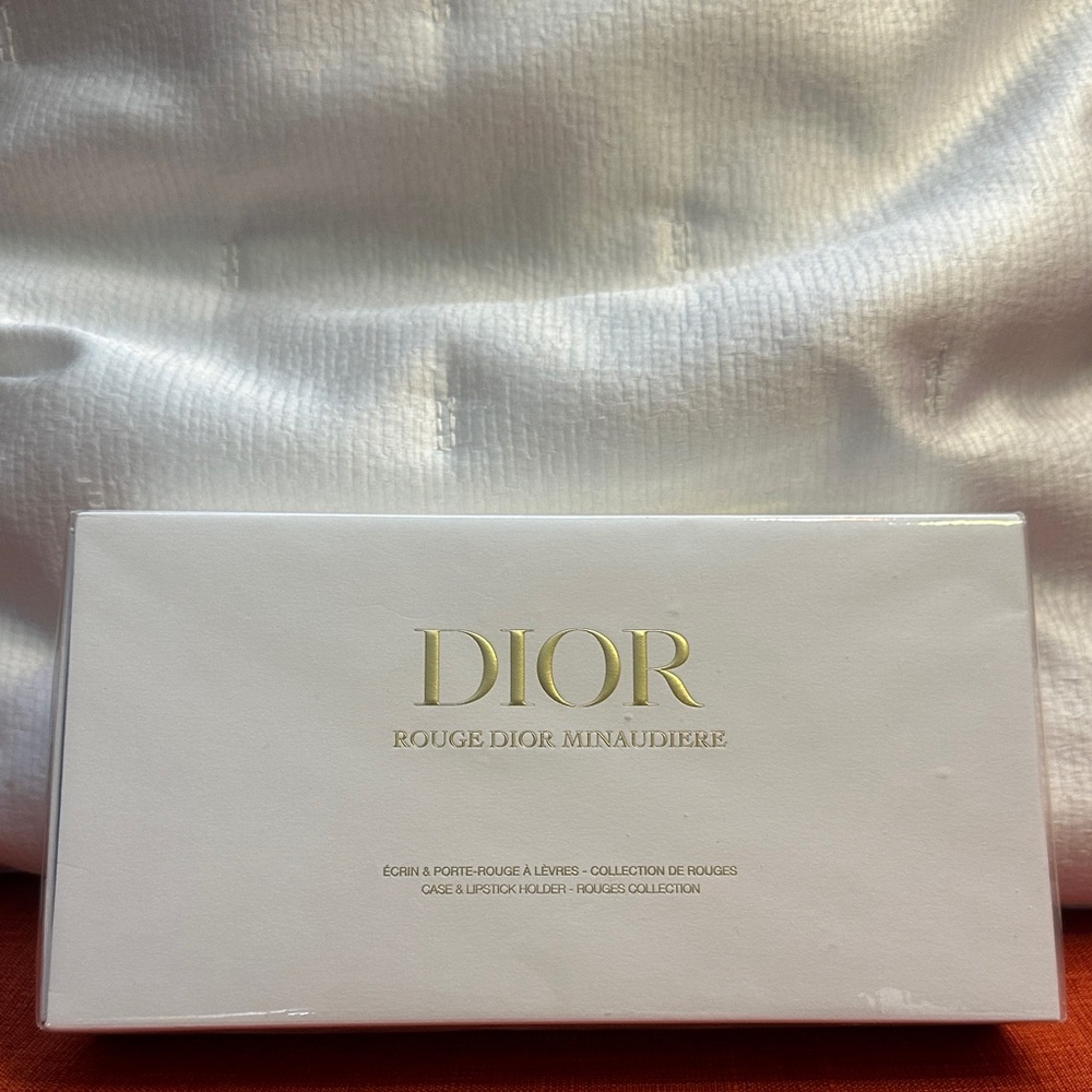 Dior White Box with Gold Embossed Logo